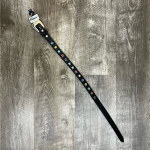 Nocona Star Embellished Leather Belt